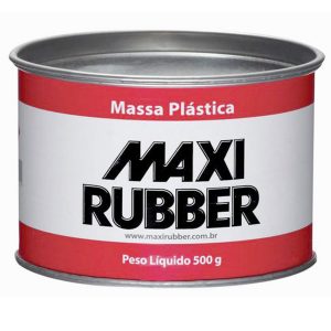 Adesivo Plástico Cinza 500Gr Maxi Rubber