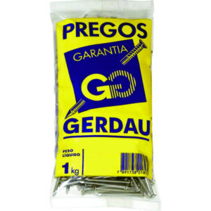 Prego Com Cabeça Polido 17x21 1kg Gerdau